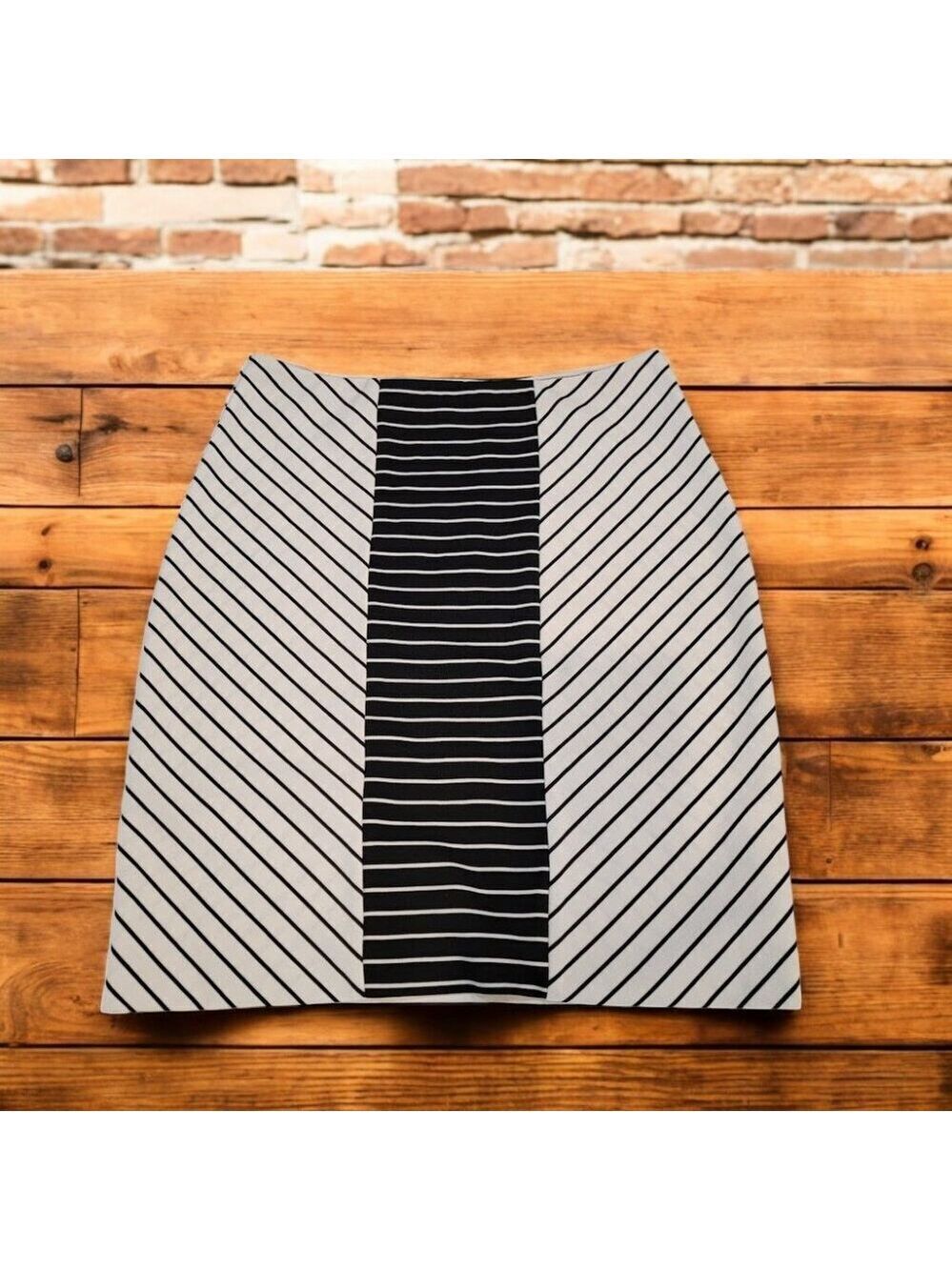 Women’s Torn by Ronny Kobo Striped Mini Skirt - Size S
